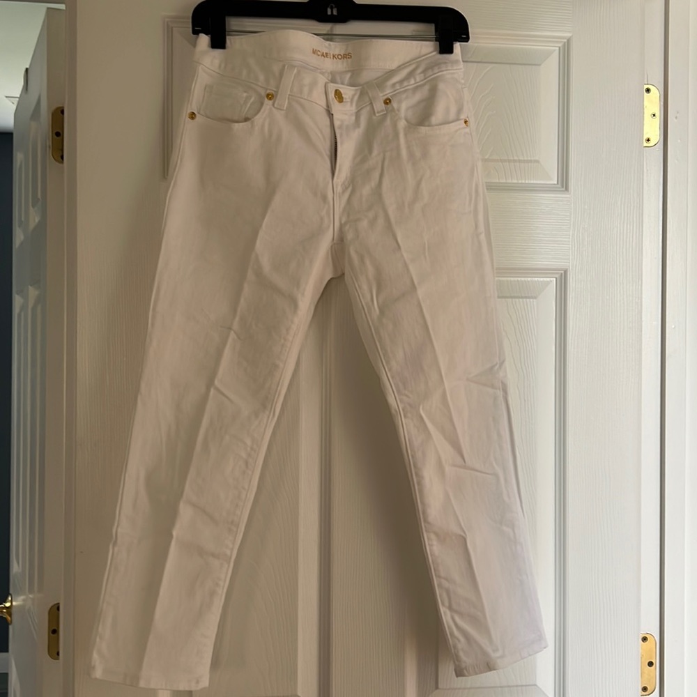 Michael Kors, white Jean Capri size 4